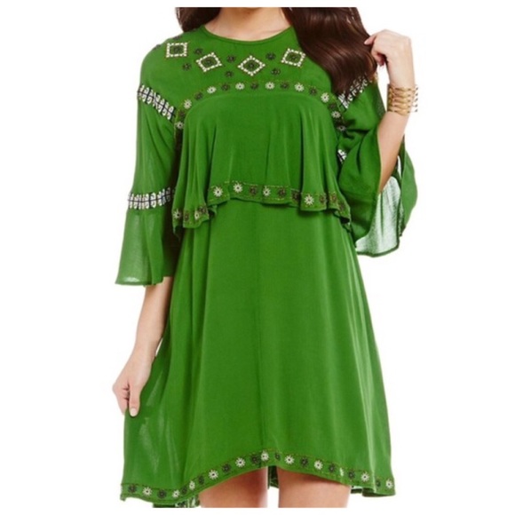 NWT Chelsea & Violet Embroidered Popover Dress - Picture 3 of 5